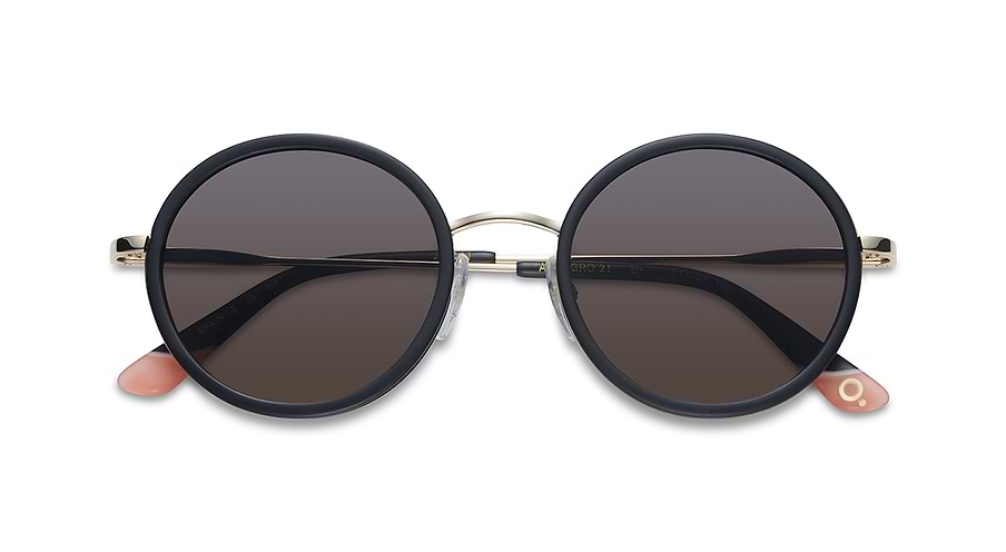 Das Bild zeigt die Sonnenbrille ALMAGRO von der Marke Etnia Barcelona in schwarz.